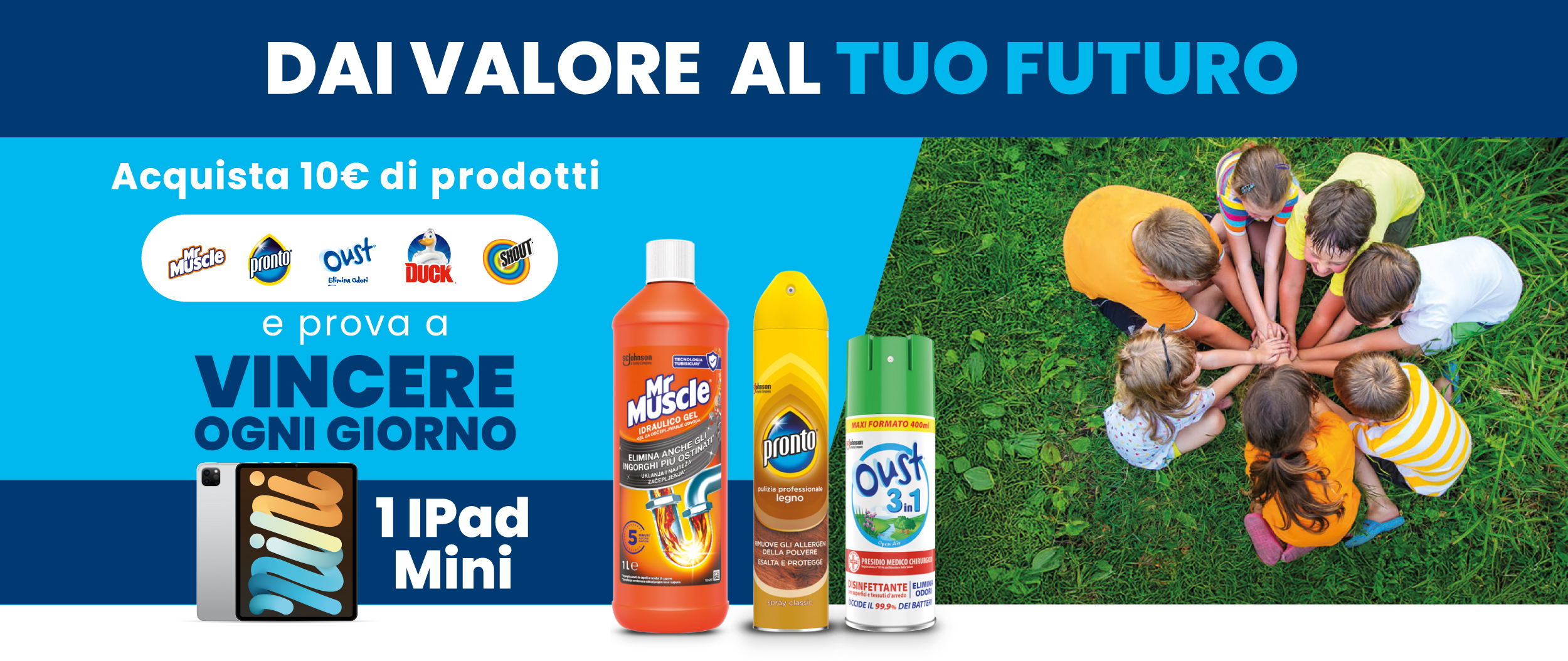 immagine desktop del concorso dai valore al tuo futuro